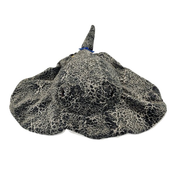 Build-A-Bear Gray Black Speckled Sting Ray Ocean Aquatic Sea Stuffed Animal Toy - Picture 6 of 16